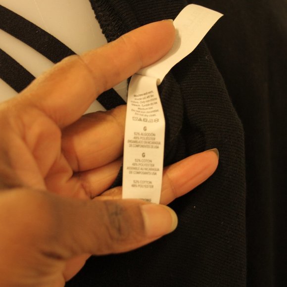 Bella Canvas Black Cropped Sweatshirt Size Large - Picture 9 of 9